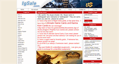 Desktop Screenshot of igsale.com